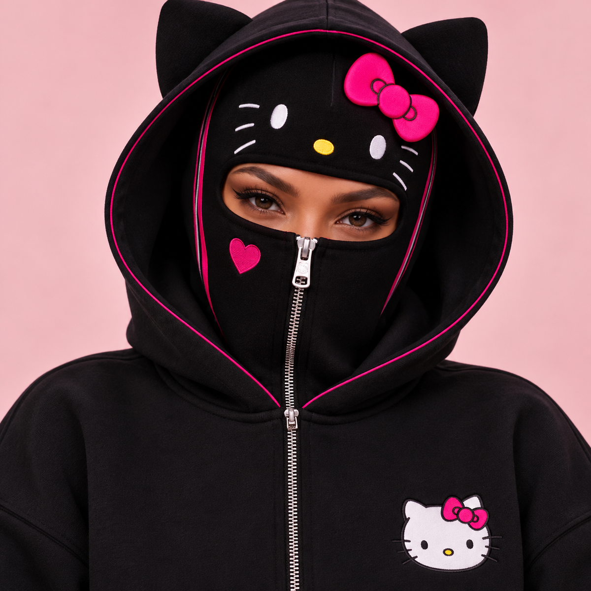 (PRE-ORDER) PinkKitty™ Balaclava Hoodies