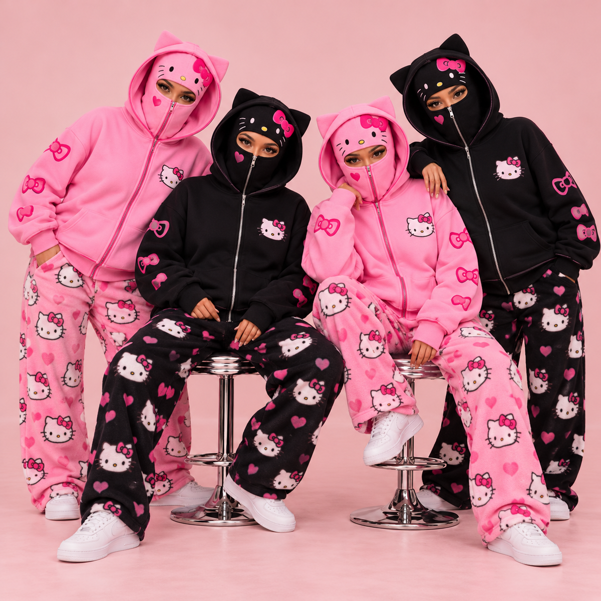 (PRE-ORDER) PinkKitty™ Balaclava Hoodies