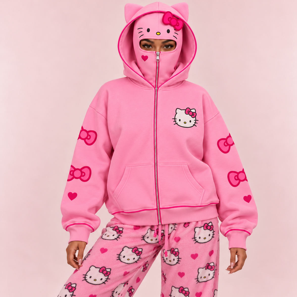 (PRE-ORDER) PinkKitty™ Balaclava Hoodies